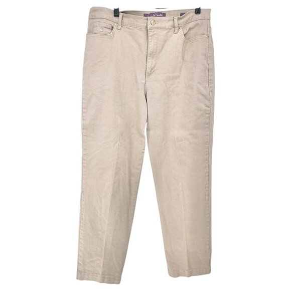 Gloria Vanderbilt Jeans Capris Womens Size 16 Long Cotton/Spandex Blend Missy - Picture 2 of 9